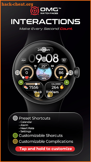 Weather Watch Face - OMG 371 screenshot