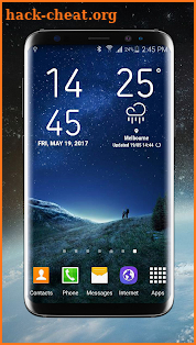 Weather Widget Galaxy S8 Plus screenshot