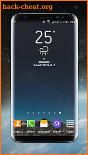 Weather Widget Galaxy S8 Plus screenshot