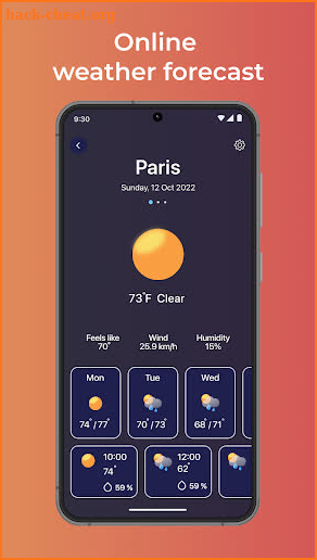 Weather Widget - Live Forecast screenshot