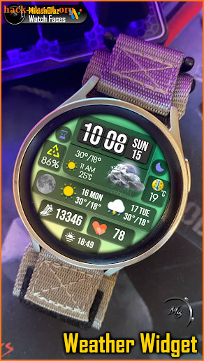 Weather Widget Watch Face screenshot