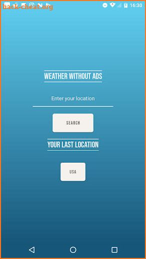 Weather without Ads screenshot