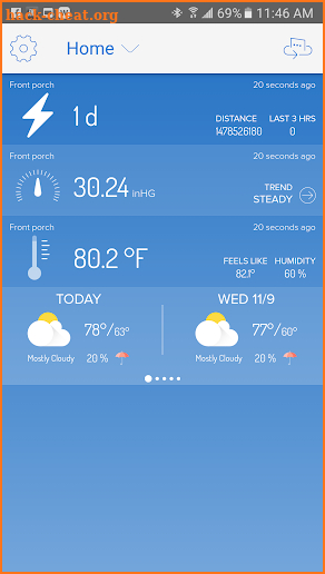 WeatherFlow Smart Weather screenshot