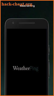 WeatherPing screenshot
