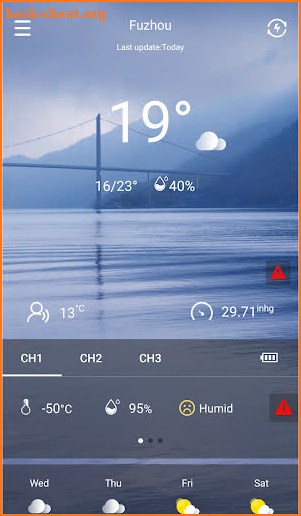 WeatherSense screenshot