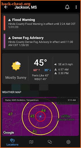 WeatherSentry screenshot