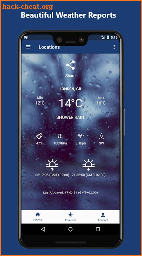 WeatherShare: Share Weather Reports Instantly screenshot