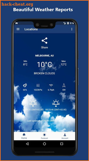 WeatherShare: Share Weather Reports Instantly screenshot