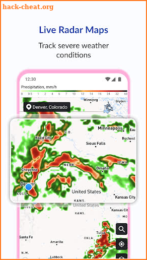 WeatherVane: Forecast & Radar screenshot