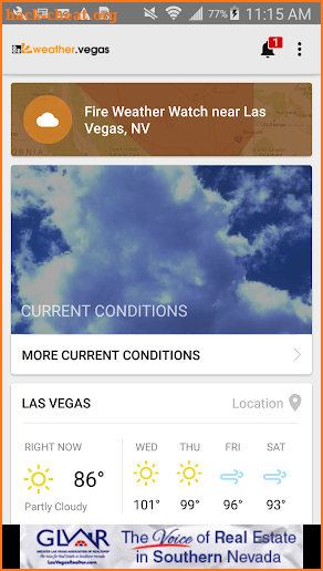 Weather.Vegas KLAS LasVegasNow screenshot