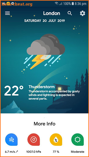 WeatherWorld screenshot