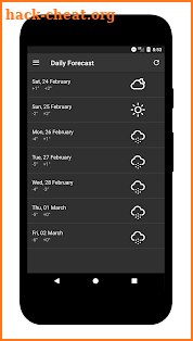 WeatherX - Weather Forecast & Real time reports screenshot