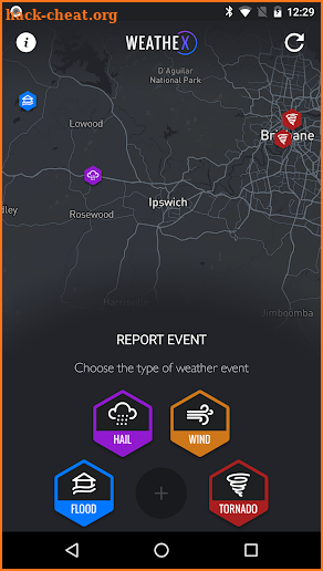 WeatheX - Weather Extremes Reporting screenshot