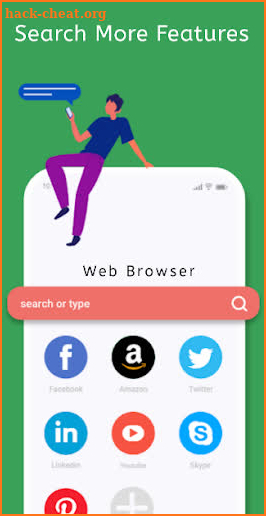 web browser for all in one online shopping app screenshot