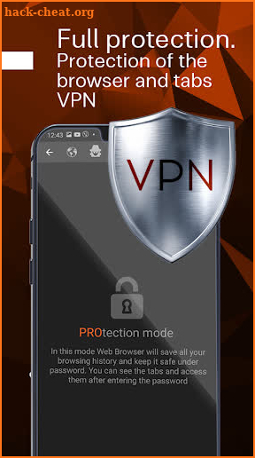 Web Browser - Private Browser With Free VPN screenshot