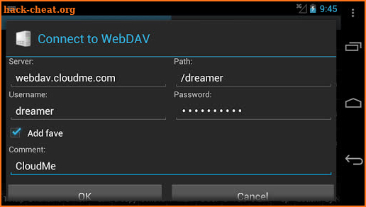 WebDAV for Ghost Commander screenshot