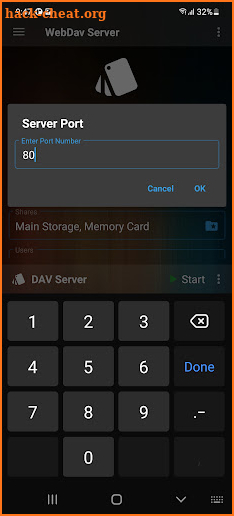 WebDav Server Pro screenshot