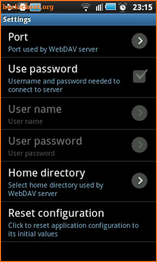 WebDAV Server Pro screenshot