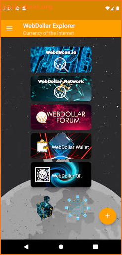 WebDollar Explorer screenshot