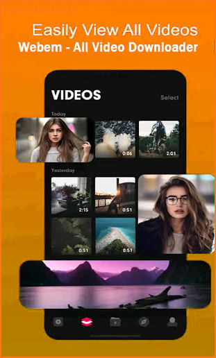 Webem - All Video Downloader screenshot