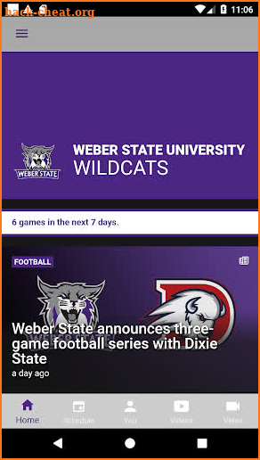 Weber State Wildcats screenshot