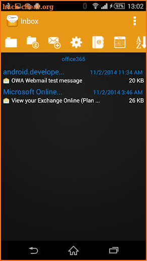 Webmail for OWA screenshot
