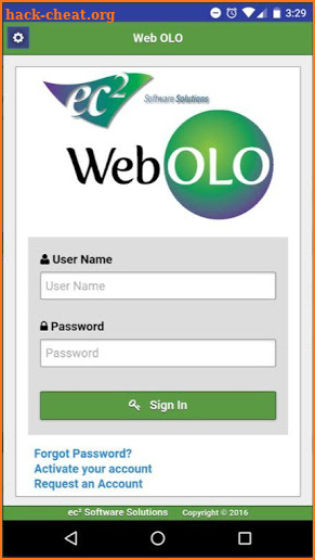 WebOLO screenshot
