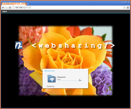 WebSharing (WiFi File Manager) screenshot