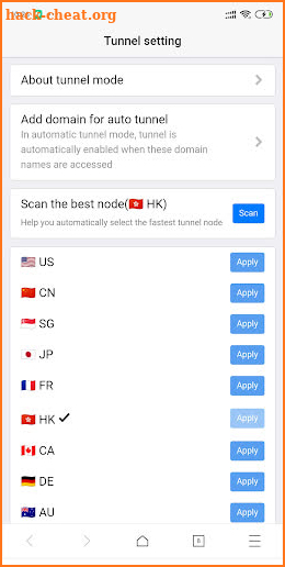 WebShuttle - Privacy & Securit Browser screenshot