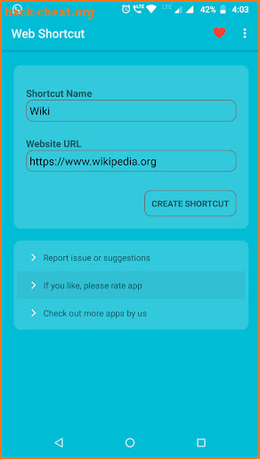 Website Shortcut Maker - URL S screenshot