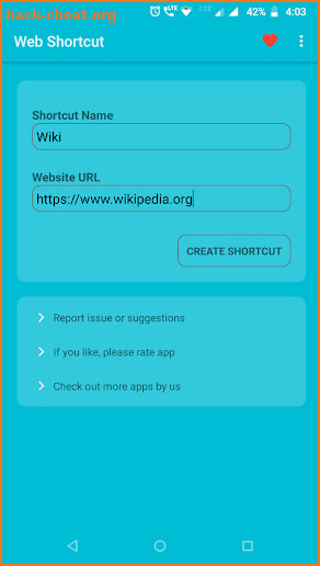 Website Shortcut Maker - URL S screenshot