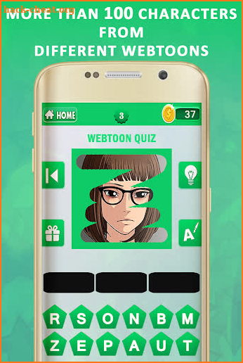 Webtoon Quiz screenshot