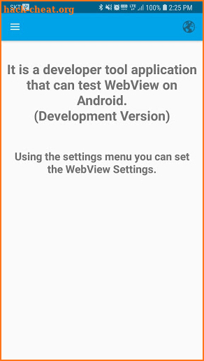 WebView Test screenshot