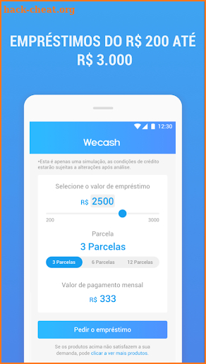 Wecash - Empréstimo Pessoal Online Rápido screenshot