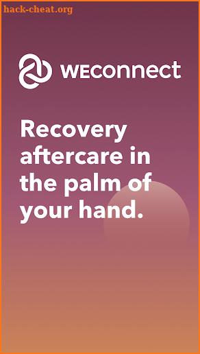 WEconnect - Recovery Aftercare screenshot