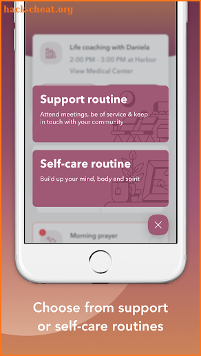 WEconnect - Recovery Aftercare screenshot