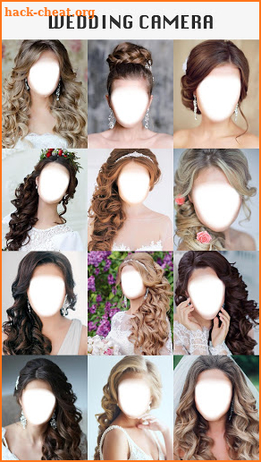 Wedding Camera: Hairstyles & Photo Montage Maker screenshot