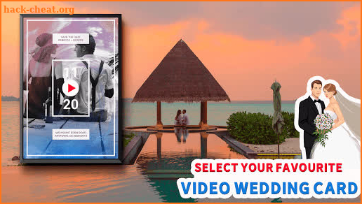 Wedding Card Design & Photo Video Maker With Music screenshot