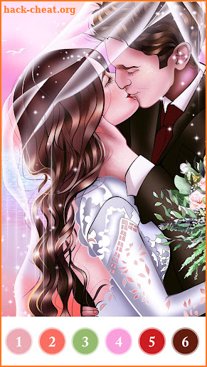 Wedding Coloring Game, Offline Coloring Book screenshot