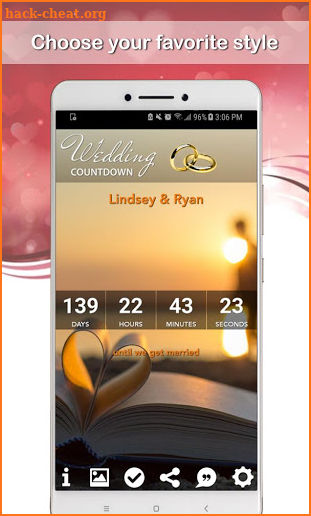 Wedding Countdown App 2020 / 2021 screenshot