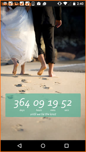 Wedding Countdown Widget screenshot