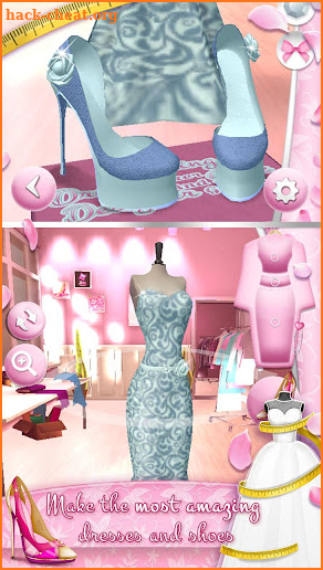 Wedding Dress Maker and Shoe Designer Games screenshot