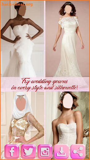 Wedding Dress Photo Montage screenshot