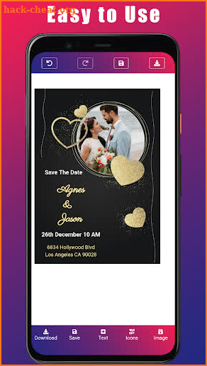 Wedding Invitation Card screenshot