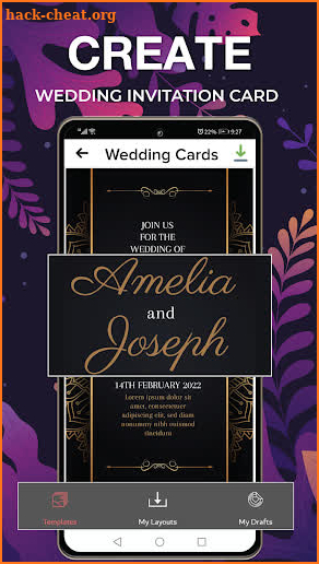Wedding Invitation Card Maker screenshot