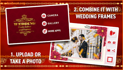 Wedding Photo Editor and Frames screenshot