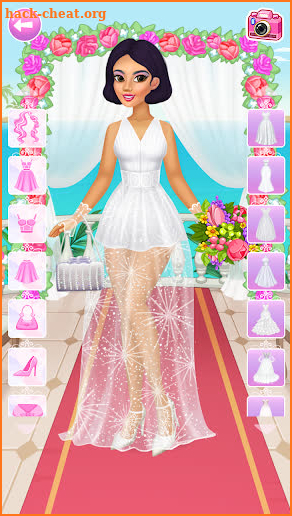 Wedding salon screenshot