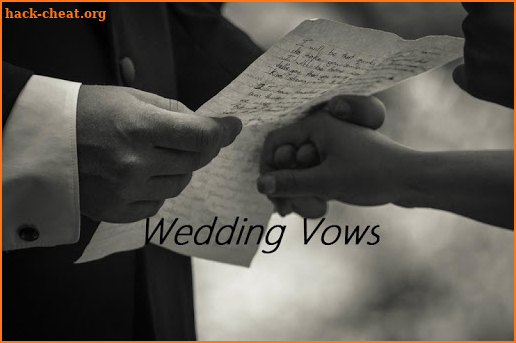 Wedding Vows screenshot