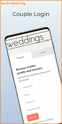 Weddings on Budget screenshot