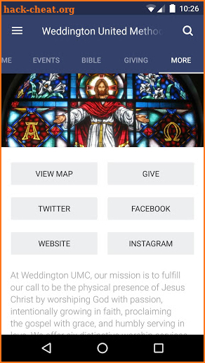 Weddington United Methodist screenshot